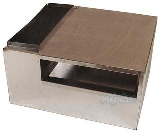 sheet metal return air box|alpine return air support box.